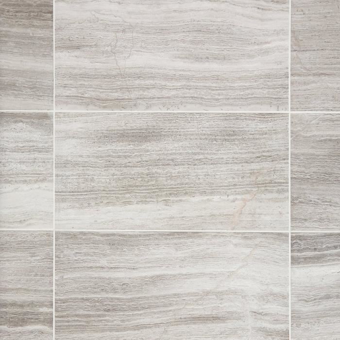 Valentino White Marble Tile display