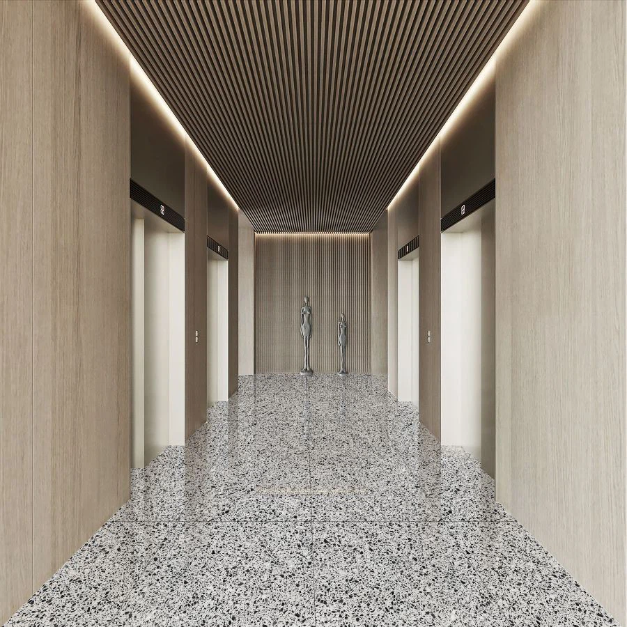 Terrazzo flooring