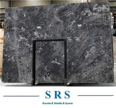Dalle de marbre gris foncé