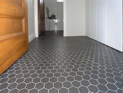 Carreaux de mosaïque hexagonale en mosaïque de marbre