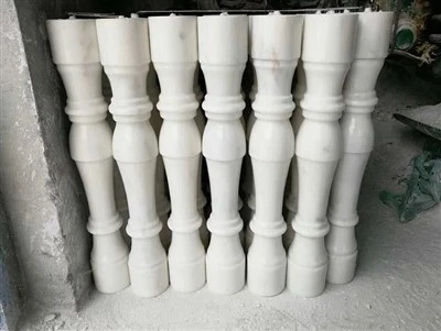 Pierre naturelle rouge/gris/granit blanc/balustrade en pierre de marbre/prix de balustre