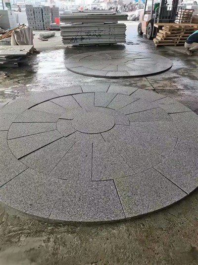 Tuile de granit gris foncé Nature StoneGrey jaune rouge rose noir