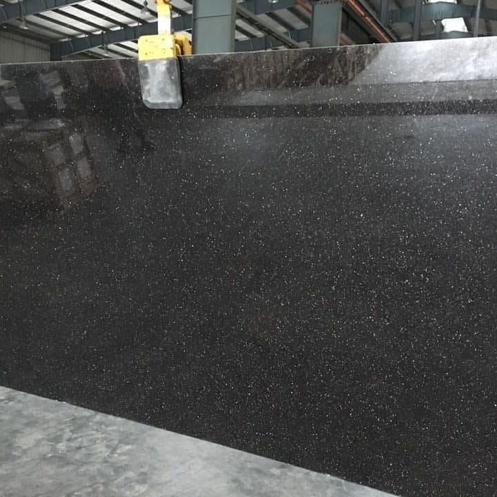 Black galaxy granite slab factory