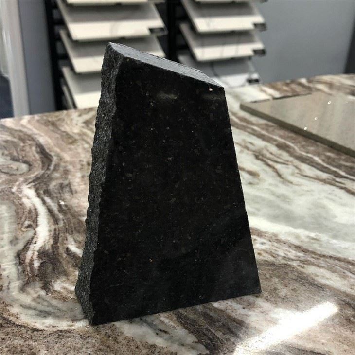 Black galaxy granite slab material