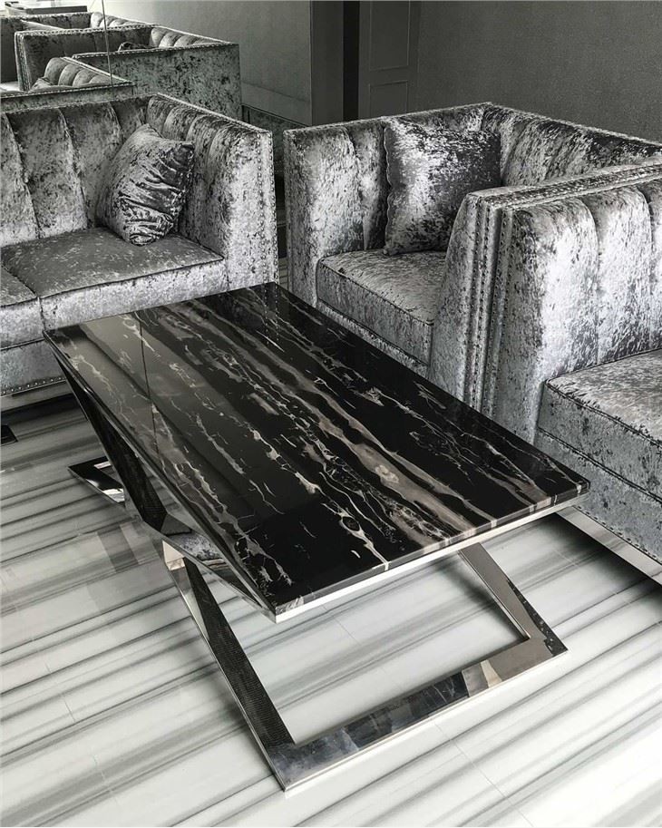 Silver Dragon Marble table
