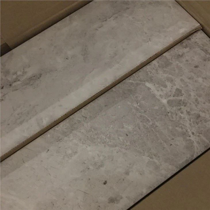 metro subway silver marble