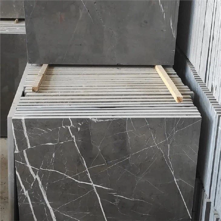 Carreaux de marbre gris Pietra
