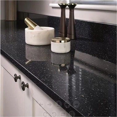 Comptoirs en quartz noir