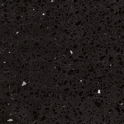 Comptoir en quartz noir