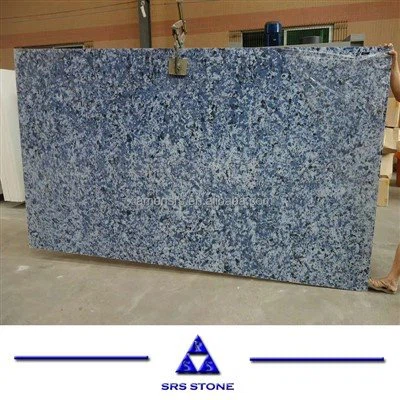 Pierre de cuisine de comptoir de comptoirs de quartz bleu