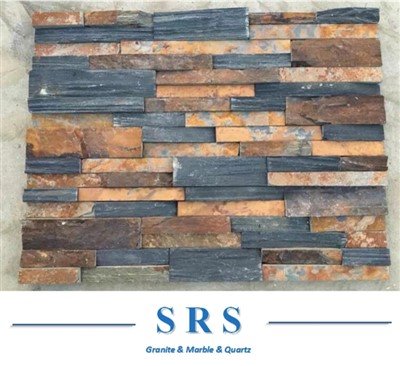 Ardoise de culture jaune rustique pour revêtement de sol/pavés/murs de patio extérieur